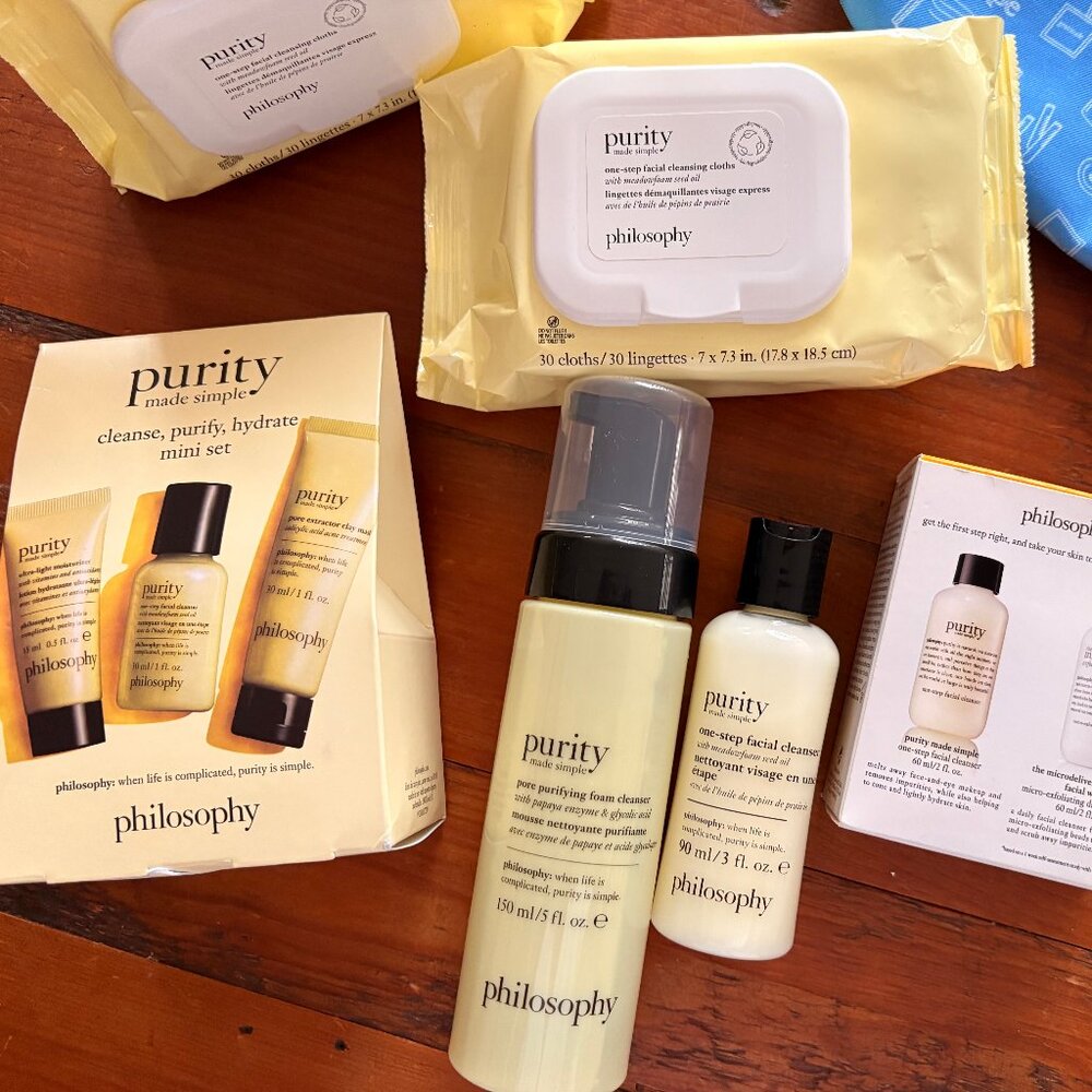 PHILOSOPHY PURITY 11pc SKIN CARE BUNDLE-ALL NWT!!! great price!!